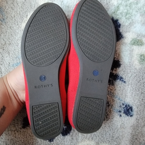 Rothy's the Flat in Cherry Red size 6 - Picture 7 of 10